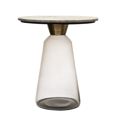 Coffee table, 500 × 500 × 540 mm, beige color