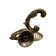 The hook for the curtains "tundra" ks002, one -rod, bronze color