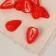 Fliper "Strawberry slice" 4x3cm (packing 20 pcs)