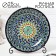 Largan Rishtan ceramics "Patterns", 25 cm, blue, mix