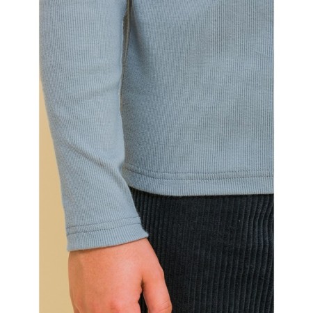 Turtleneck for the boy Pelican, height 134 cm, color gray-3