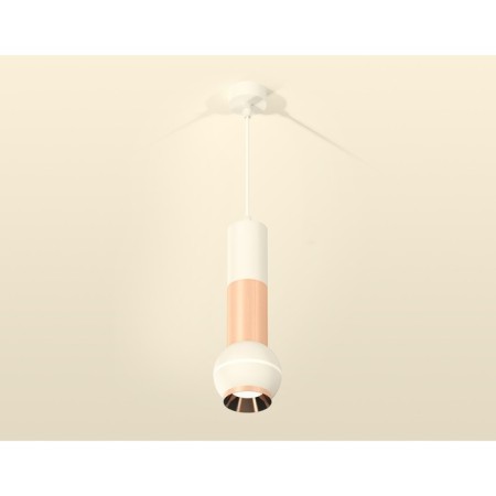 A set of suspended lamp with additional backlight by Ambrella Light, Techno, XP1101040, GU5.3, white sand, Gold Pink polished-1