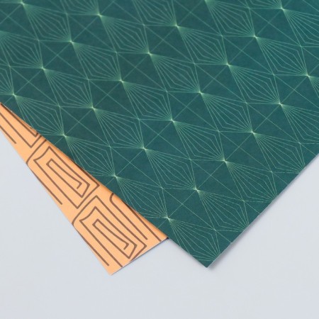 Scrapbooking paper bilateral "Greece" density 180 g 15.5x17 cm-4