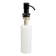 ACCOONA A185F liquid soap dispenser, 400 ml, mortise, black/matte