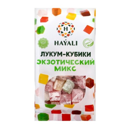 Hayali Lukum Cubes Exotic mix 200 grams-2
