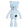 Soft toy "Bear George", 33 cm, blue color