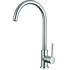 Florentina “Alpha” kitchen mixer High spout stainless steel