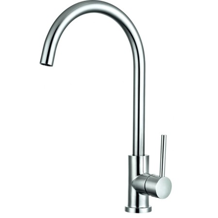 Florentina “Alpha” kitchen mixer High spout stainless steel