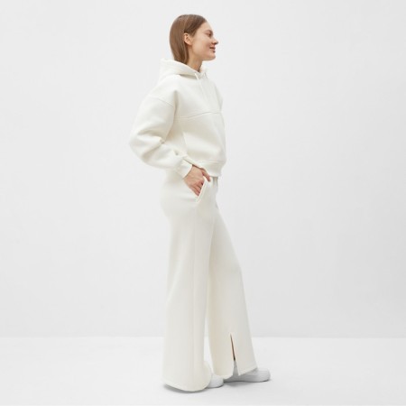 Women's costume (sweatshirt/pants) is launched, cream color, rr m (44-46)-1