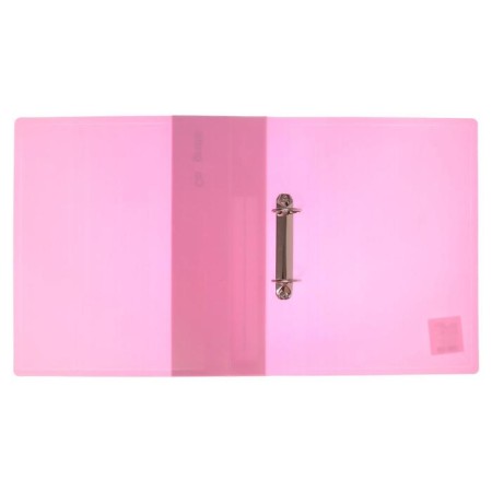 Folder on 2 rings A4 Calligrata, 40mm, 700mm, pocket at the end, pink lemonade-1