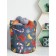 Textile bag "New Year's pattern with poinsettia", for storing things and toys, size 30x30 cm, 18.9 liters