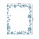 The tablecloth “Big snowflakes”, rectangular, Saten, size 120x145 cm
