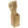 Set of 5 items, 30x6 cm, with a stand, bamboo