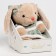 Soft toy "Little Friend", saying in a green dress