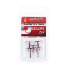 A hook-trinet of the Namazu traffic light, with a drop and stone, 8 (int), the color of RW, in the package of 5 pcs.