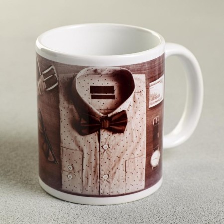 Sublimation mug "Vladimir" shirt, 320 ml, with application-2