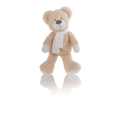 Soft toy Gulliver Bear "curly" beige color, 40 cm-9