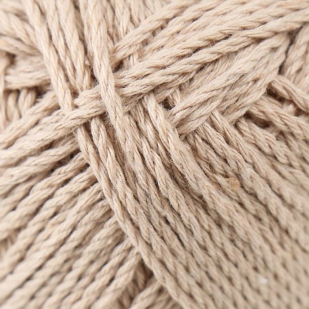 Yarn "soft cotton" 70% cotton, 30% nylon 220m/100g (beige St. - 006)-2