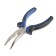 Long -curved tundra, CRV, nickelled, two -component handles, 160 mm
