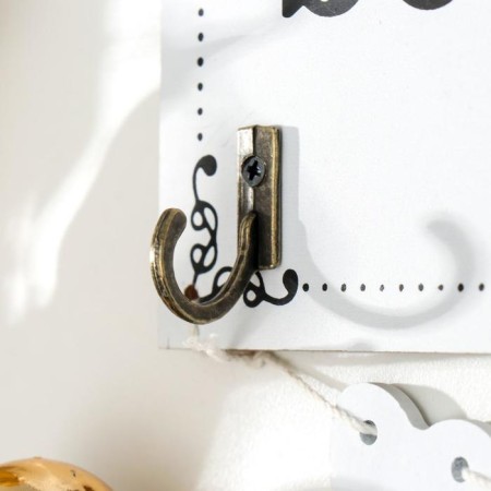Hooks decorative wood "Life is a beautiful road" with hearts 25.6x18.2x0.6 cm-1