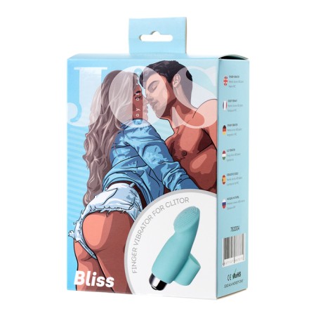 Vibration -boxing on a finger for clitoral stimulation Jos Bliss, silicone, mint, 9 cm-3