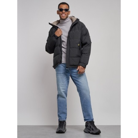 Sports Bologna male winter, size 54, black color-14