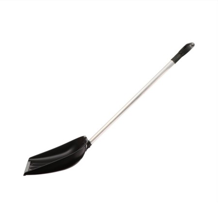 Plastic shovel, bucket 410 × 418 mm, with a galvanized bar, aluminum stalk, a tile 32 mm-7