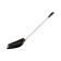 Plastic shovel, bucket 410 × 418 mm, with a galvanized bar, aluminum stalk, a tile 32 mm