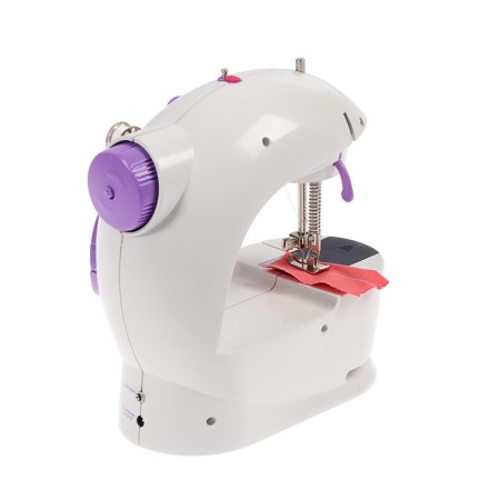 The sewing machine Luazon LSH-03, 6 W, semi-automatic, 2 speeds, 4XAA or 220 V, white-3
