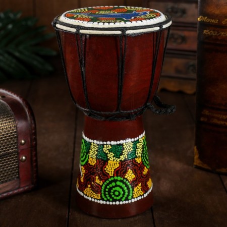 Souvenir musical instrument "Different drum -jambe" 13x13x24 cm, mix-13