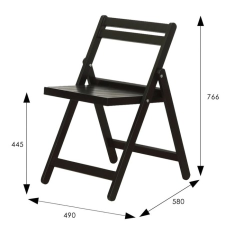 Stool-ransom array, 490x580x766, wenge-1