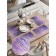 A set of napkins for setting the table "Lilac gardens", rectangular, rounded edges, size 30x46 cm, 4 pcs