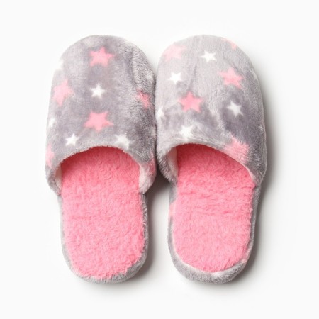 Women's slippers 38-39, gray color-1