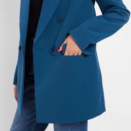 Women's jacket Minaku: classic color sea wave, river 46-5