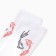 Women's socks "fish", white color, rr 25-27
