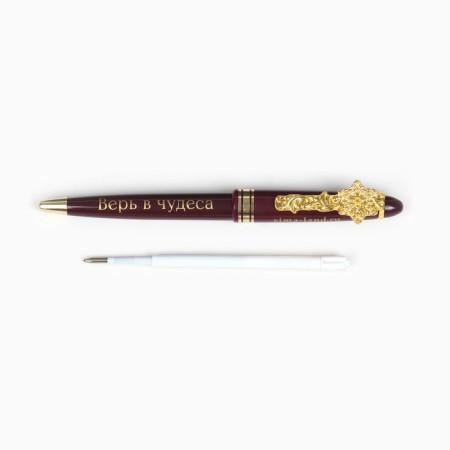 Happy New Year's pen of plastic in an envelope, 1 mm-3