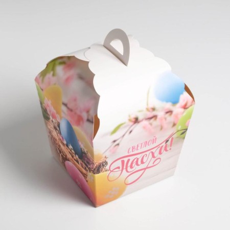 Confectionery box, packaging, “Light Easter”, 17 x 17 x 26 cm 4601791-2