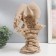 Souvenir Polystone Bust "Pirate in a hat with a dagger" Sand 13x18x32 cm
