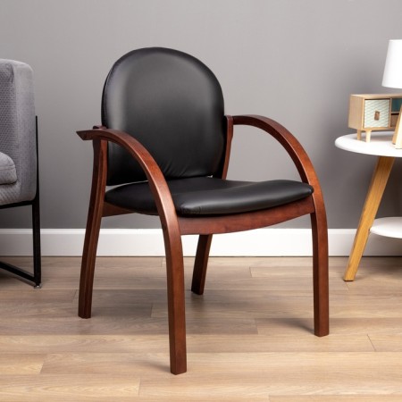 Juno chair eco -leather black/tree