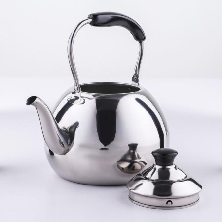 A teapot made of stainless steel Orchid, 3 l, silver color-1