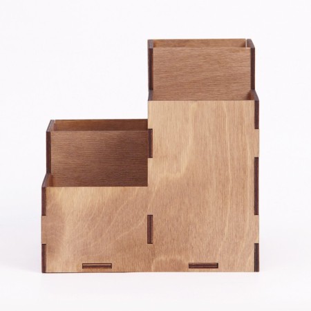 Organizer for the Office "Four" 4 sections, 15 x 15 x 15 cm-2