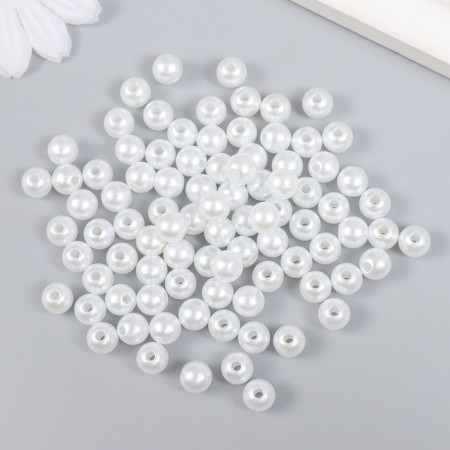 Beads for creativity "Pearls" set d = 0.8 cm 20 g-1