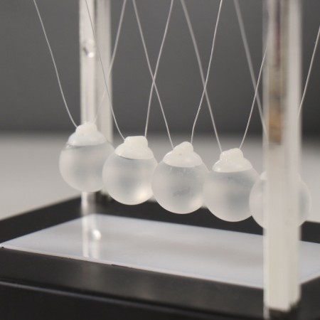 Pendulum "Luminous balls" 5 diodes mix 12x12x9 cm-4