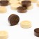 A set of chips for the Nard "eight-leaf", 30 pcs, d-2.8 cm, with cubes 2 pcs, without a board