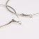 Earrings of the Ring "Classic" d = 7 cm, color silver