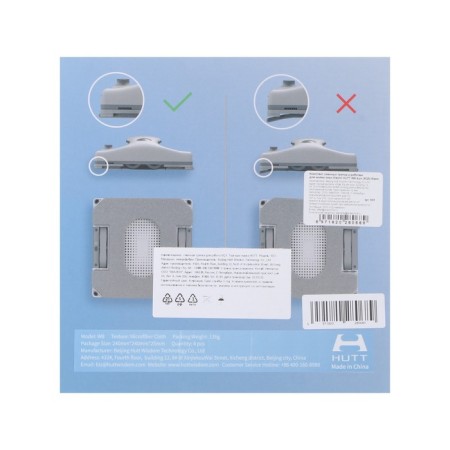 Xiaomi Hutt W8 SQ3 floor nozzle, for a glass cleaner, 4 pcs, gray-2
