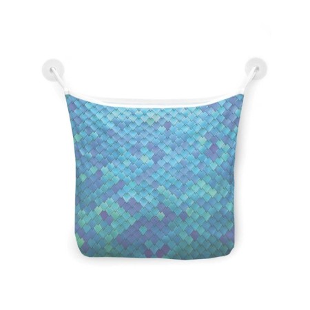 Organizer in a bath on suction cups “small scales”, for storing toys and trifles, size 33x39 cm-2
