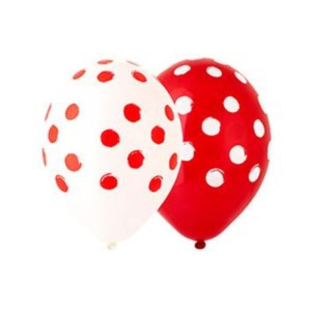Shar Latex 14 “Peas Art”, pastel, silkography, set 25 pcs., Color red, white, mix