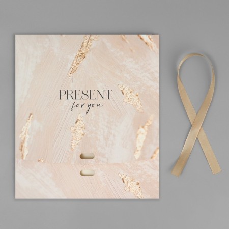 Gift folding box, packaging, "Present", 20 x 18 x 5 cm-4