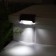 Garden lamp on a sunny battery, 8 × 4.5 × 4.5 cm, 1 LED, glow white, brown